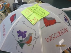 #29 W is for Wisconsin painted by Sydney Hansen