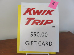 #40 Kwik Trip gift card for $50.00