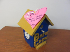#41 Brew Crew Birdhouse donated by Danielle Plagenz & Terry Miller.