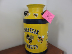 #45 Markesan Hornets Milk Can donated by Chris Foss