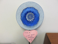 #72 Light Blue Flower Stake donated by Lori & Sara.