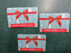 3 each $5.00 gift cards. Thanks Kwik Trip in Waupun